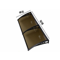 테라스 썬룸 전원주택 천막 어닝천갈이 어닝 비가림막, D, 100x200cm