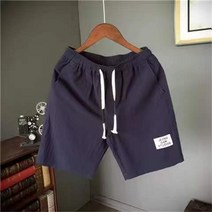 아이스 린넨 팬츠 남칠부바지 슬림 속건 반바지 면마 스포츠 7부바지 와이드 스트레이트