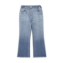 헤지스키즈] 23SS [EARTH] 부츠컷 데님 팬츠 (HTS02PD60M_BU) 여아 아동 초등 봄 데일리 스쿨룩 바지