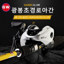 GW 루어낚시대 세트 쭈꾸미 문어 루어대 M조 + 베이트릴, 스타일 2 총자루, 오른손 2.4M