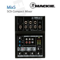 MACKIE 맥키 5CH 콤팩트 믹서 Mix5, 본품