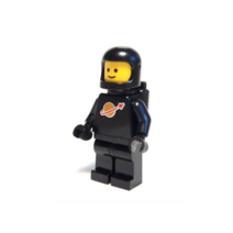 레고 커스텀 검정 우주인 미니피규어