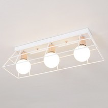 카트 3등 5등 직부 주방 베란다 드레스룸 상가 카페 인테리어 크라페 프리펠 루스 조명, [화이트] 카트3등 직부
