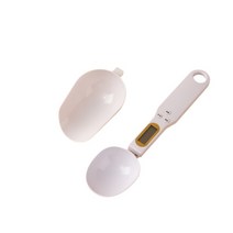 전자 계량 스푼 고정밀 계량 스푼, 흰색, 1세트