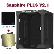 3D프린터 Twotrees Sapphy Plus V1.1 대형 빌드 볼륨 PEI 키트 풀 컬러 3.5 터치 스크린 FDM 사파이어 3D프린트, 협력사, Plus V2.1 PEI 포함, 유럽 ​​연합