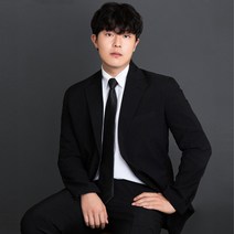 디센도 S~2XL 남성용 봄 가을 정장 수트 세트