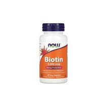 NOW Foods 나우푸드 비오틴 5000mcg 60캡슐