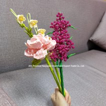 Couyor 꽃다발 부케 플라워 블록꽃 9가지 꽃 다양한 조합, 너만을 위함