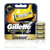 신형 질레트 프로쉴드 옐로우 면도날, 1개, 4개입