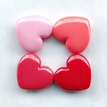 네일팔받침대러블리 빈 하트 모양 네일 젤 컨테이너 리필 가능 케이스 반짝이 파우더 뷰티 화장품 립스틱, 02 4PCS Set
