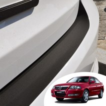 뉴SM3 트렁크 리어 범퍼 프로텍터 데칼 스티커 스크레치 방지 카본 무광 유광 시트지, 카본 화이트