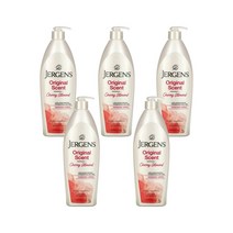 Jergens Jergens 오리지널 향 건성 피부용 모이스처라이저 체리 아몬드 621ml(21fl oz), 5개