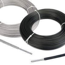 코팅와이어 PVC 와야 100M 롤 1.2mm 부터 5mm 빨래 지지 유인줄 클립 슬리브 고정, 1. 코팅 와이어 100M_블랙코팅, 코팅와이어100M_블랙코팅 1.2mm, 1개