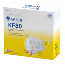 애니가드 공룡 웰빙 황사마스크 뉴 프리미엄 소형 KF80, 10개입, 40개