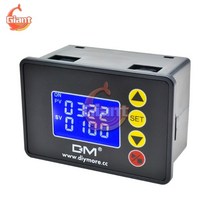 AC 110V 220V DC 12V 24V 1.37 인치 프로그래밍 가능 디지털 타이머 스위치 릴레이 제어 10A 20A 시간 컨, 06 DM-1.37 AC110-220V