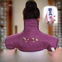 kailas 굵은소금찜질 물리치료 해염찜질팩 전기가열 소금주머니 경추찜질팩 어깨보호대 목찜질 찜질팩 RFD03ZL, 보라색