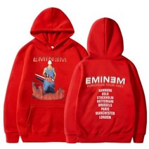 Eminem-분노관리 투어 빈티지 릭 스웨터 긴팔 남성 여성 풀오버 패션 2002 2022