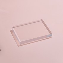 큐브 아크릴 악세사리 진열대 받침대 전시대, 직사각형, 스몰