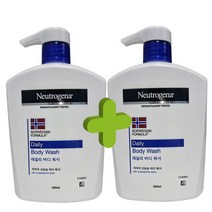 뉴트로지나 데일리 바디 워시 500ml+500ml, 2개, 500ml