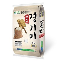 22년산 햅쌀 안중농협 뒤주표 경기미 특등급 추청 쌀20kg, 1개, 20kg