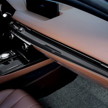 카스타 제네시스 3세대 G80 RG3 우드 카본 몰딩 대쉬보드 프레임 튜닝 용품 기스방지 커버, 카본 4P