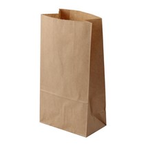 무지 크라프트 각대 종이봉투 중(1 000장)- W150 x D90 x H280mm, 260L0005A 무지KP각대봉투중 1000장