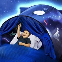 [TV SHOP]키즈 어린이 드림텐트 동굴 캐노피 실내 팝업 침대 플레이 놀이 공간텐트, SPACE