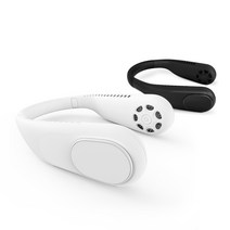 아이오랩 넥프로 무선 넥밴드 선풍기 미니 휴대용 목걸이 넥선풍기, 퓨어 화이트