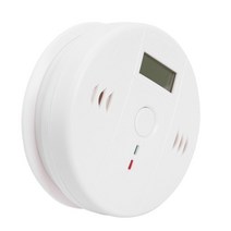 일산화탄소 경보기 가스누수탐지 캠핑 가스 경보 표시기 탄소 감지기 LED 디스플레이 고음 일산화물 연기 오류 자기 검사 배터리 전원, [01] WHITE, 01 1PC