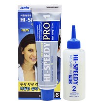 세화 하이 스피디/스피드 프로 컬러 크림/염색약 150g, 7호 자연흑색, 1개