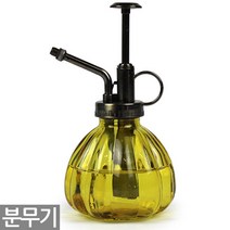 유리병 스프레이 분무기 - 미니 화분 원예용 식물 미니식물 다육 인테리어 유리, Sein_Retro분무기(옐로우)