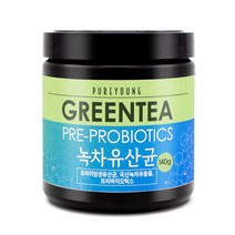 퓨어영 녹차유산균 분말 140g 녹차유래유산균 프로바이오틱스, 1통