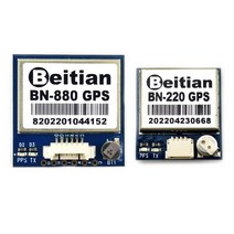 Beitian BN220 BN880 3.0V5.0V TTL 레벨 GNSS 모듈 GPS GLONASS 듀얼 안테나 내장 플래시, [02] 1PCS BN880