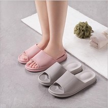 맘쏙 푹신한 층간소음 조리원 eva 미끄럼 방지 슬리퍼 실내화 욕실화, 갈색