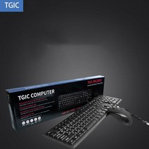 키보드 마우스 세트 TGIC(TGC-MK2000)USB 저가형 유선, 쿠팡 본상품선택, 쿠팡 본상품선택, 쿠팡 본상품선택
