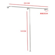 의류 매장 행거 디스플레이 옷가게 옷장 예쁜 스틸 벽면, 200x160cm