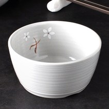 백청아 일식공기 1호 멜라민 밥공기 밥그릇
