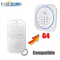 스마트홈 무선 원격 리모콘 Earykong PG103 / W2B 홈 보안 와이파이 GSM 시스템에 대한 433MHz 무선 원격, 한개옵션0