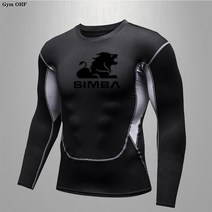 MMA Rashguard 남성용 야외 훈련 휘트니스 체육관 테니스 자전거 사이클링 캠핑 필드 스포츠 티셔츠 복싱 운동, [02] M, [18] 18