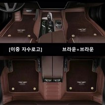 [gv80단기렌트] Ecool 제네시스 바닥매트 코일매트 자동차바닥발판 차발매트 카매트 G70 G80 G90 GV60 GV70 GV80, 검은 색, G90(18~21년)