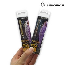 루웍스 LWE-05 퍼플이네 프리미엄 삼봉에기 S 110mm 갑오징어 한치 쭈꾸미 낚시, 06