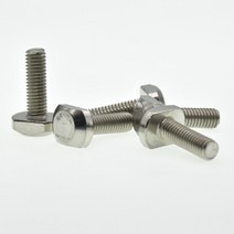 스텐 용접봉 M5 M6 M8 M10 스테인레스 스틸 T 모양 펀치 밀링 머신 나사 로드 클램핑 캡 볼트 T-슬롯 T-, 18 M8-16mm(2pcs)