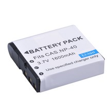 1600mAh NP-40 NP 40 배터리/충전기 EX-Z30 Z50 Z55 Z57 FC100 FC160S P505 P600, 02 1 Battery