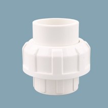 PVC 파이프 수도관 연결 부속 배관 소켓 밴딩기 유니온 커넥터 20/25/32/40/50mm 1 개 조인트 정원 관개 수족관 물 탱크 피팅, [05] ID 50mm, [01] WHITE