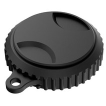 Insta360 One R 카메라용 소프트 실리콘 렌즈 캡 방진 보호 렌즈 커버 1 인치 와이드 앵글 렌즈 액세서리, 01 BK