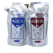 뷰티원 스퀴드 오징어먹물 웰빙 칼라크림 염색약500g 새치염색약 저자극 선명한컬러, 레드브라운, 1개