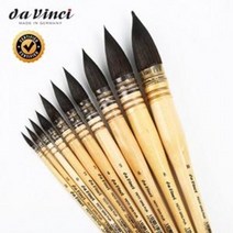 다빈치 418 수채화붓 다람쥐털 둥근붓 낱개 / 옵션선택, 6호