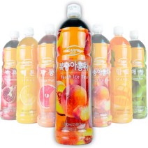 까르페데이 과일음료 베이스/대호 액상 1000ml, 복숭아홍차