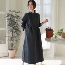 [자체제작] M904 베니 귀욤 본딩 롱 원피스