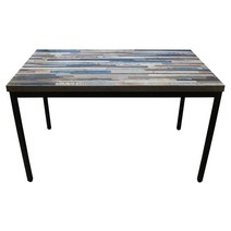 THEJOA 4인용식탁 업소용 테이블 식탁, LPM-1200x700-30각-빈티지블루